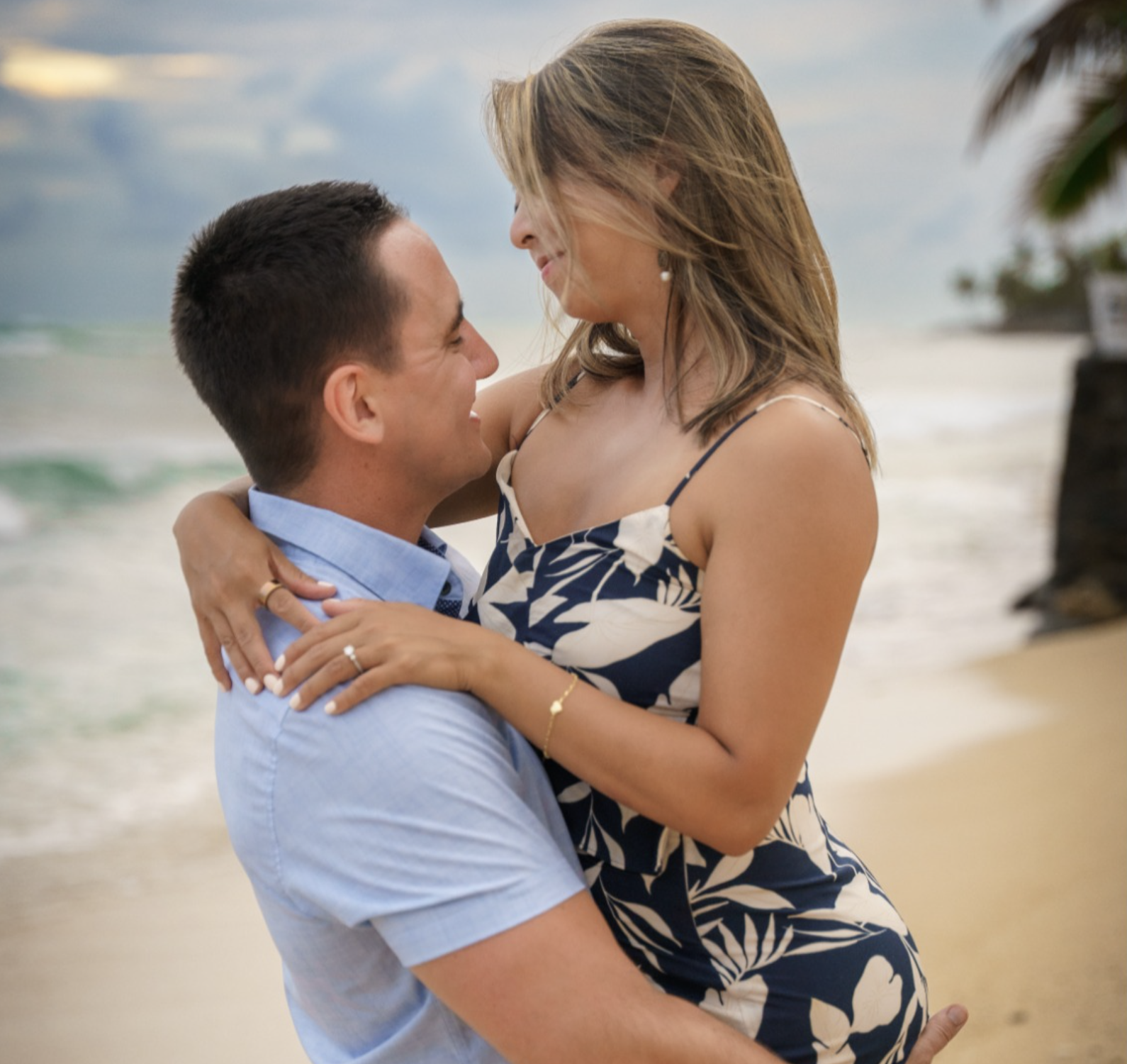 Forever together on the beach